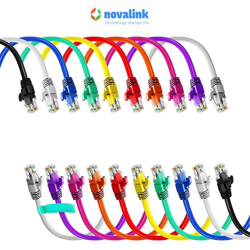 Dây nhảy, patch cord Cat6 NOVALINK NV-20104A dài 2m màu xanh chính hãng